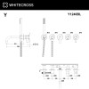 Смеситель для ванны скрытого монтажа WHITECROSS Y Y1240BL черный мат