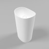 Умывальник WHITECROSS Stella 50x40 белый мат иск. камень