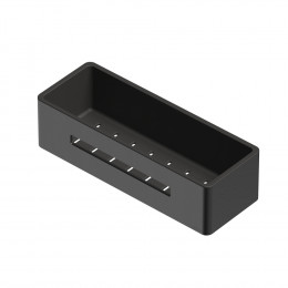 Полка для душа WHITECROSS Ergo ER2280GM оружейная сталь
