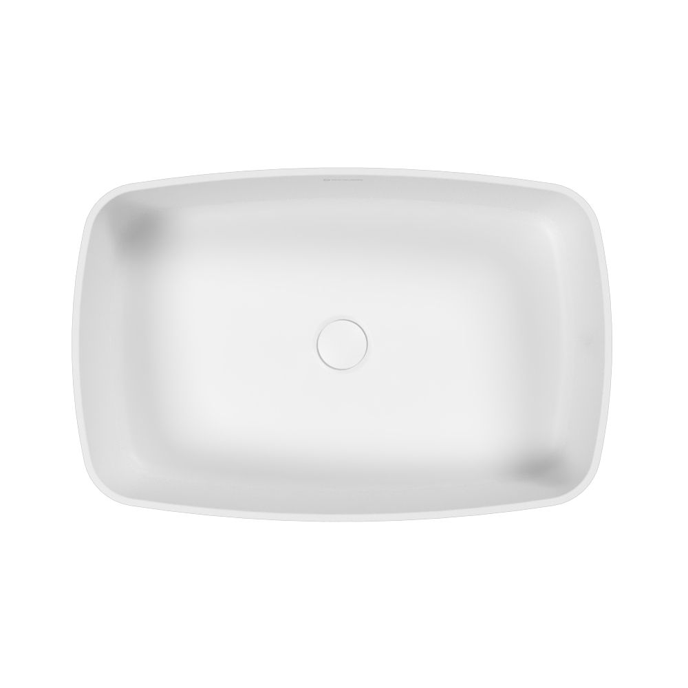 Умывальник WHITECROSS Jasper 58x38 белый мат иск. камень
