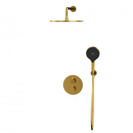 Термостатическая душевая система скрытого монтажа WHITECROSS Y YSET08TOPGL золото