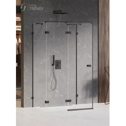 Душевое ограждение NEW TRENDY AVEXA BLACK L 100x70x200 EXK-2607 черный