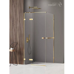 Душевое ограждение NEW TRENDY AVEXA GOLD SHINE L 100x110x200 EXK-3178 золото