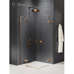 Душевое ограждение NEW TRENDY AVEXA COPPER BRUSHED 100x120x200 EXK-3679 брашированная медь