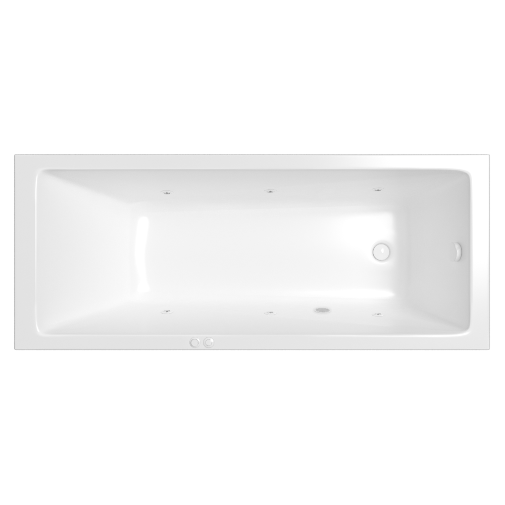 Ванна WHITECROSS Wave Slim 170x75 SOFT белый