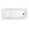 Ванна WHITECROSS Layla Slim 180x80 RELAX хром