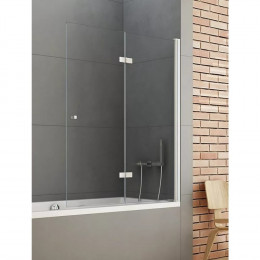 Шторка для ванны NEW TRENDY NEW SOLEO 120x140 P-0031 R хром
