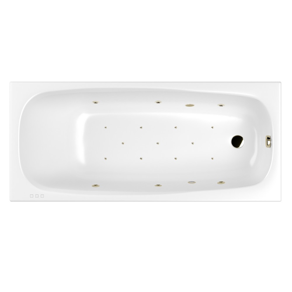 Ванна WHITECROSS Layla Slim 170x75 RELAX бронза