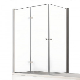 Шторка для ванны NEW TRENDY NEW SOLEO 120x70x140 P-0030/P-0024 L хром