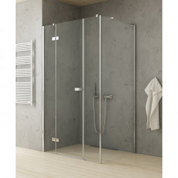 Душевое ограждение NEW TRENDY REFLEXA PLUS L 130x100x200 EXK-5098 хром