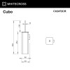 Ершик подвесной WHITECROSS Cubo CU2472CR хром