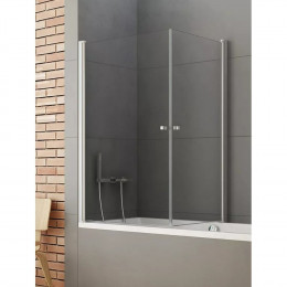 Шторка для ванны NEW TRENDY NEW SOLEO 90x70x140 P-0025/P-0024 хром