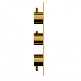 Смеситель термостатический для душа скрытого монтажа WHITECROSS Y Y1238GL золото