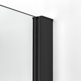 Шторка для ванны NEW TRENDY NEW SOLEO BLACK 50x140 P-0077 черный