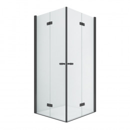 Душевое ограждение NEW TRENDY NEW SOLEO BLACK складные 2D 100x70x195 D-0236A/D-0237A черный