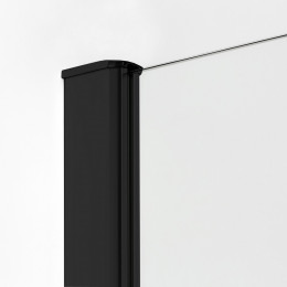 Душевое ограждение NEW TRENDY NEW KOMFORT BLACK 80x80x195 K-0468 черный