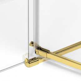 Дверь в нишу NEW TRENDY AVEXA GOLD SHINE P 80x200 EXK-1631 золото