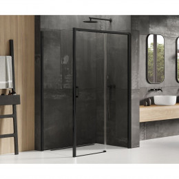 Душевое ограждение NEW TRENDY PRIME BLACK R 160x80x200 D-0329A/D-0128B черный