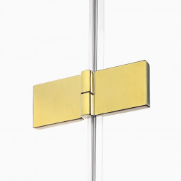 Шторка для ванны NEW TRENDY AVEXA GOLD SHINE 120x150 EXK-2186 L золото