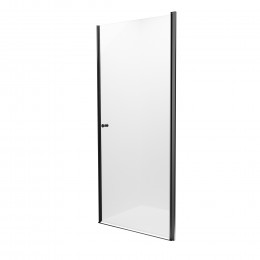 Дверь в нишу NEW TRENDY SUPERIA BLACK 80x195 D-0332A черный