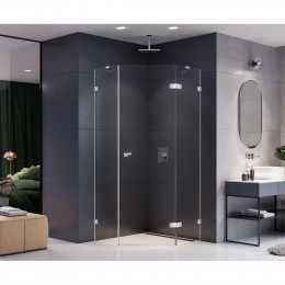 Душевое ограждение NEW TRENDY EVENTA R 90x90x200 EXK-4614 хром