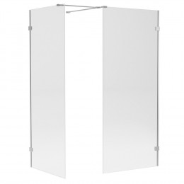 Душевое ограждение NEW TRENDY EVENTA walk-in 160x90x200 EXK-4658 хром