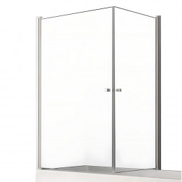 Шторка для ванны NEW TRENDY NEW SOLEO 90x70x140 P-0025/P-0024 хром
