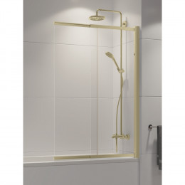 Шторка для ванны NEW TRENDY SENSI LIGHT GOLD 100x150 P-0102 светлое золото