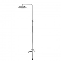 Термостатическая система для ванны наружного монтажа, брашированный никель, WHITECROSS Y Y1234NIB 