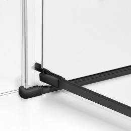 Душевое ограждение NEW TRENDY AVEXA BLACK L 100x80x200 EXK-3881 черный
