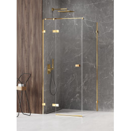 Душевое ограждение NEW TRENDY AVEXA GOLD SHINE L 120x110x200 EXK-1688 золото