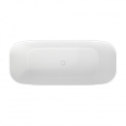 Ванна WHITECROSS Clover 170x72 БЕЗ ПЕРЕЛИВА белый мат иск. камень