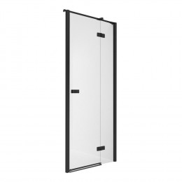 Дверь в нишу NEW TRENDY REFLEXA BLACK R 140x200 EXK-4911 черный