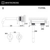 Смеситель для умывальника скрытого монтажа WHITECROSS Y Y1215GL золото
