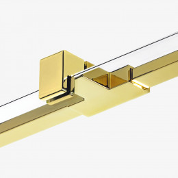 Душевое ограждение NEW TRENDY AVEXA GOLD SHINE L 120x80x200 EXK-1682 золото