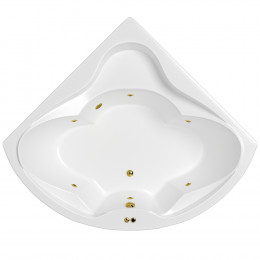 Ванна WHITECROSS Konsul 150x150 SOFT золото
