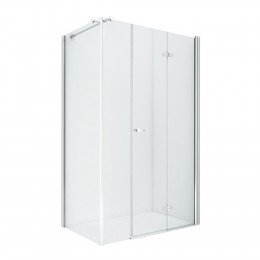 Душевое ограждение NEW TRENDY NEW SOLEO PLUS складные двери R 110x90x195 K-0385 хром