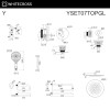 Система для ванны скрытого монтажа WHITECROSS Y YSET07TOPGL золото