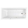 Ванна WHITECROSS Wave Slim 170x75 NANO золото