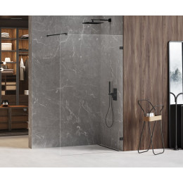 Душевое ограждение NEW TRENDY AVEXA BLACK 80x200 EXK-1625 черный