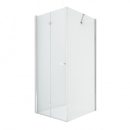 Душевое ограждение NEW TRENDY NEW SOLEO складные двери L 100x80x195 D-0150A/D-0087B хром