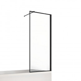 Шторка для ванны NEW TRENDY NEW SOLEO BLACK 80x140 P-0095-WP черный