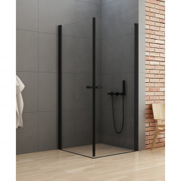 Душевое ограждение NEW TRENDY NEW SOLEO BLACK 2D 70x100x195 D-0229A/D-0232A черный
