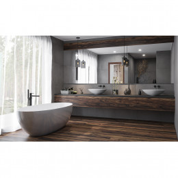 Ванна WHITECROSS Diamond 170x87 белый глянец иск. камень