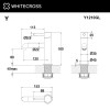 Смеситель для умывальника WHITECROSS Y Y1210GL золото