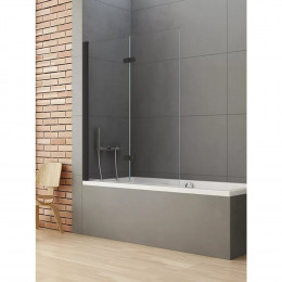 Шторка для ванны NEW TRENDY NEW SOLEO BLACK 100x140 P-0041 L черный