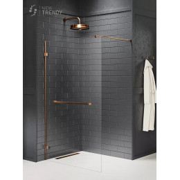 Душевое ограждение NEW TRENDY AVEXA COPPER BRUSHED 110x200 EXK-7160 брашированная медь