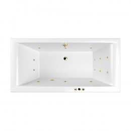 Ванна WHITECROSS Savia Duo 170x80 SMART золото