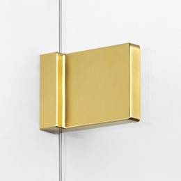 Шторка для ванны NEW TRENDY AVEXA GOLD BRUSHED 90x150 EXK-2008-WP брашированное золото