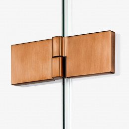 Дверь в нишу NEW TRENDY AVEXA COPPER BRUSHED 130x200 EXK-3541 брашированная медь